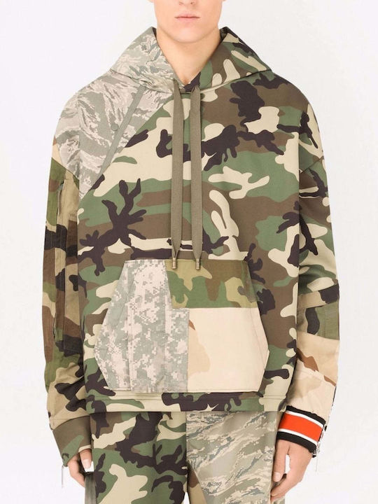 Hanorac Cu Glugă Camuflaj