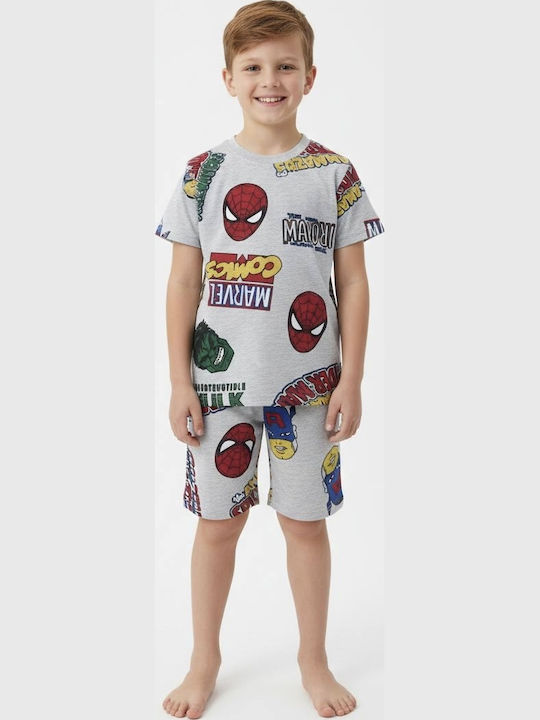 Babydom Παιδική Πιτζάμα Καλοκαιρινή Γκρι