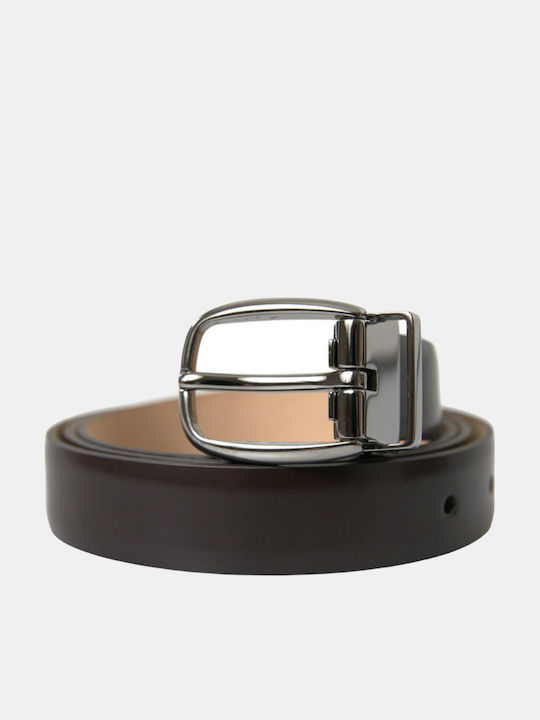 Dolce & Gabbana Curea Bărbați Din Piele Maro