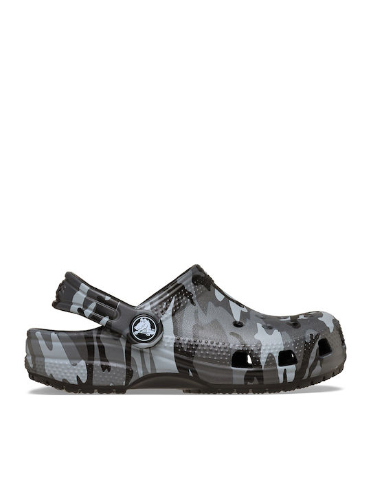 Crocs Classic Kids Anatomic Beach Clogs Black