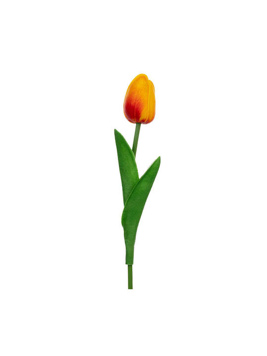 Artificial Decorative Tulip Branch Orange Iliadis