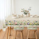 100% Cotton Tablecloth Spring Flowers Eggs 140x320cm Egly