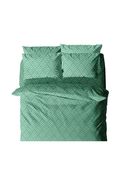 White Fabric Luma Σετ Σεντόνια Μονά 160x260εκ. ...