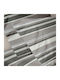 White Fabric Hush Σετ Σεντόνια Μονά 160x250εκ. Γκρι (3τμχ)