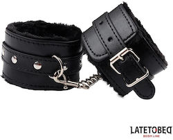 LateToBed Handcuffs in Black Color
