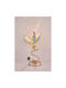 Table Lamp with Rose Gold Shade and Base