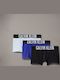 Calvin Klein Set Kids Boxers Black/Blue Silver Fog/Breezy Blue 3 Pieces
