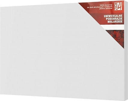 Koh-I-Noor Καμβάς σε Τελάρο Λευκός Ορθογώνιος 40x50εκ. 280gr/m² 1τμχ