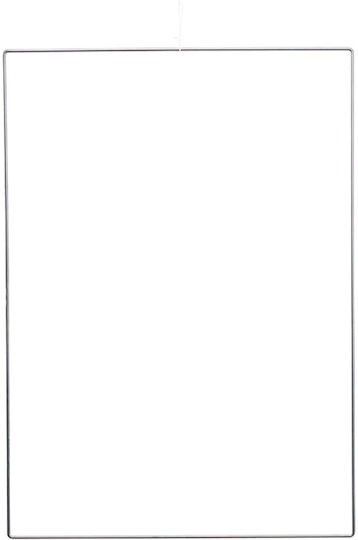 Hängender Metallischer Bilderrahmen Silber 50x70cm 157.009.0077.01