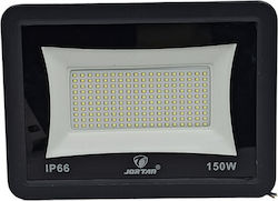 Jortan LED Flood Light 150W Waterproof 6500K