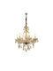 Candelabru cu Cristale Galben Miere 0055950