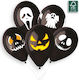 Composition with 25 Halloween Orange Balloons 13'' 33cm