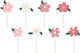 Sweet Decoration Flowers for Party 8 Pieces
