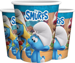 Smurfglas für Party 8 Stück
