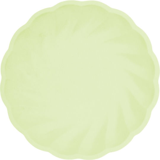 Γλυκού Vert Décor Πιάτο για Party 6τμχ
