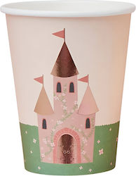 Princess Castle Glass for Party 8 Pieces Princess Castle Glass for Party 8 Pieces