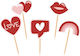Love Οδοντογλυφίδες για Party 25τμχ