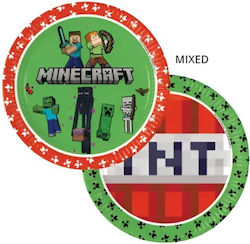 Minecraft Πιάτο για Party 8τμχ Minecraft Πιάτο για Party 8τμχ