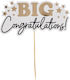 Big Congratulations Διακοσμητικό Γλυκών για Party