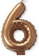 Rose Gold Candle Number 6