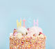 Cake Candles Wish 4 Pieces