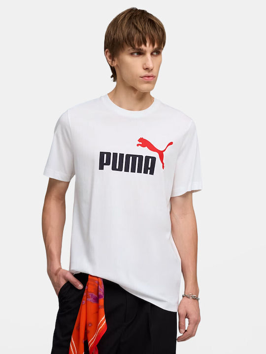PUMA Essentials Αθλητικό T-shirt Λευκό