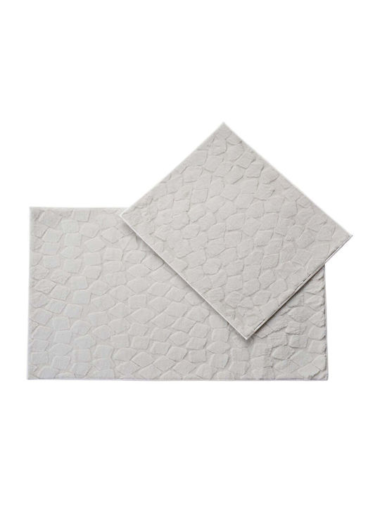 L'Εssentiel Maison Set Bath Mats Rabbit 925WTN1701 Gray 60x100cm 2 Pieces
