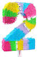 Pinata Party Zahl 2 Pastell