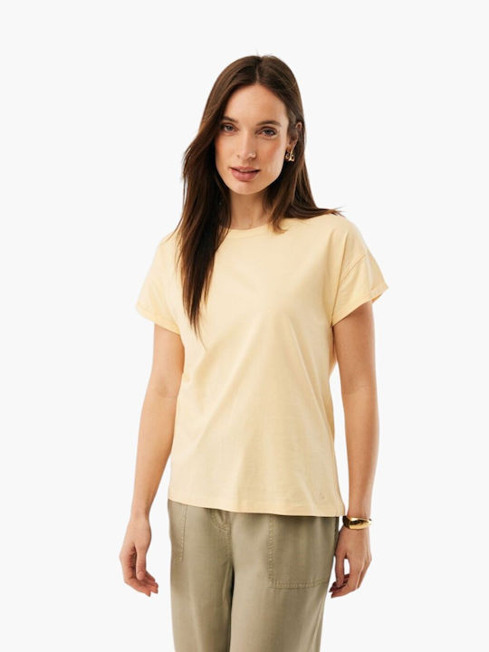 Mexx Damen T-Shirt Gelb Mexx Damen T-Shirt Gelb