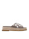 Women's Grey Flat Sandals