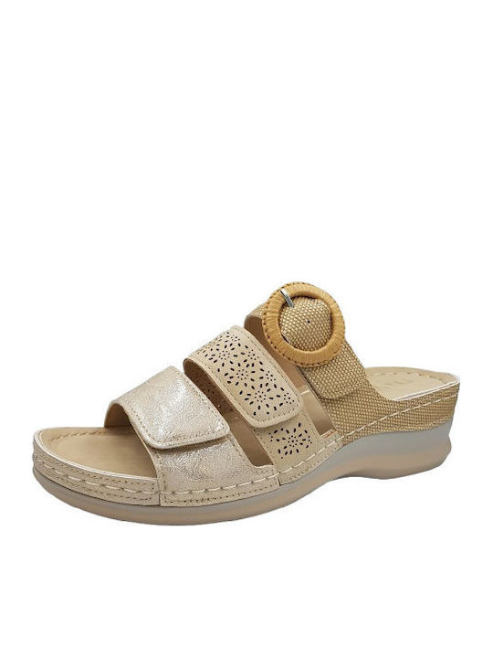 Mysoft Women's Anatomic Sandals Beige