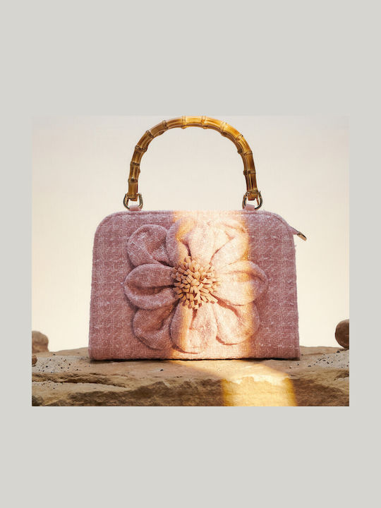 Sorena Handmade Paloma Geantă Dama De Umar Roz