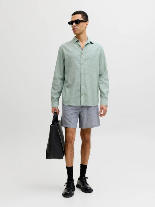 Jack & Jones Langärmeliges Leinenhemd in Normal...