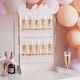 Ροζ Prosecco Wall – Σταντ Ποτήρια Σαμπάνιας
