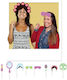 Photobooth Props Spa Party 8 Pieces