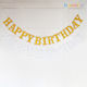 Χρυσή Γιρλάντα Happy Birthday