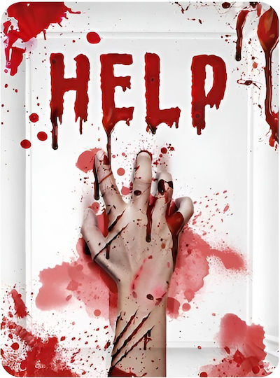 Χάρτινοι Δίσκοι Ματωμένο Χέρι ''help'' 2 Τεμ