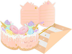 Invitații Petrecere Crazy Cake 8 Bucăți