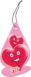 Power Air Ароматизаторна Окачена Таб За Кола Smiling Heart Tongue