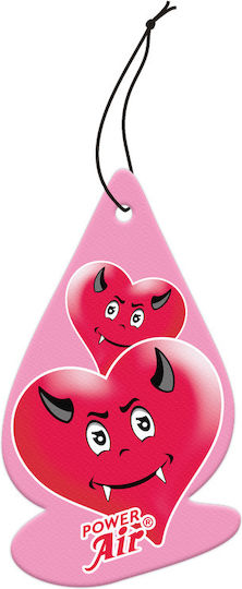 Power Air Car Air Freshener Pendant Smiling Heart Devil