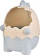 Pencilia Επιτραπέζια Θήκη Οργάνωσης Dino Egg Μπλε 16,5×11,5εκ