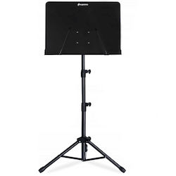 Suprimo D3 Music Stand Sheet Music Holder Adjustable Foldable Black 82-146 Cm Up To 10 Kg