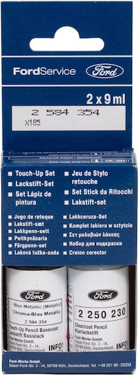 Set Original Ford Pentru Reparații Mici 9 Ml Albastru Metalizat 2584354