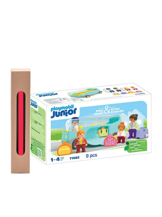 Easter Candle with Toy Junior Bus For Ages 1-4 Playmobil
