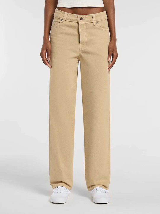 Women's Fabric Trousers in Relaxed Fit Desert Camo