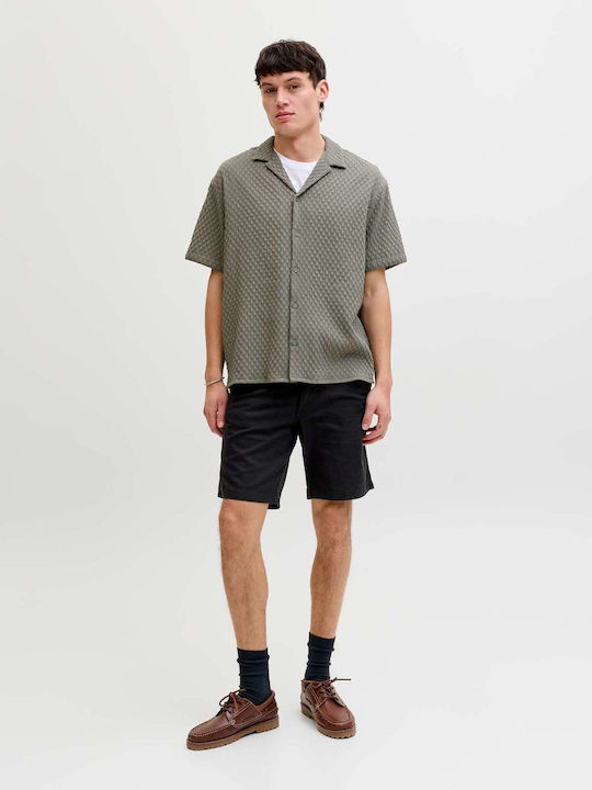 Jack & Jones Αθλητική Ανδρική Βερμούδα Black
