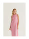 Summer Midi Dress for Wedding / Christening Pink