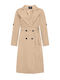 Celestino Women's Trench Coat Detachable Belt Camel