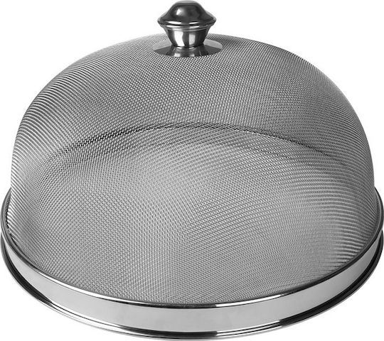 Espiel Food Cover for Cake Stand Lid made of Inox Steel 10cm in Grey Colour SIT103K2 2 Pieces
