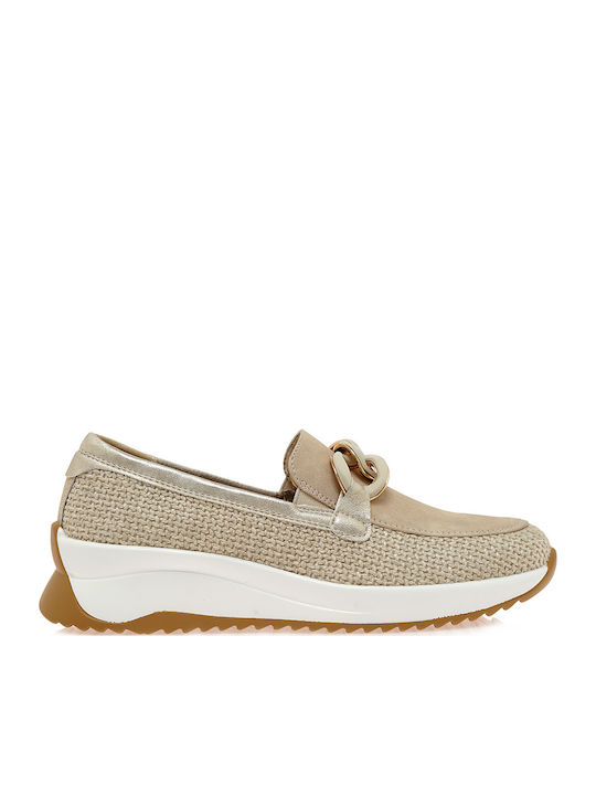 Seven Γυναικεία Loafers σε Ροζ Χρώμα